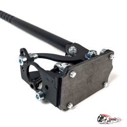 Гидроручник 332, вертикальный, черный алюминий (съемная рукоять)