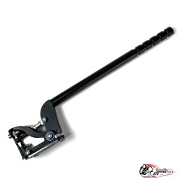 Гидроручник 332 горизонтальный, черный алюминий (съемная рукоять)