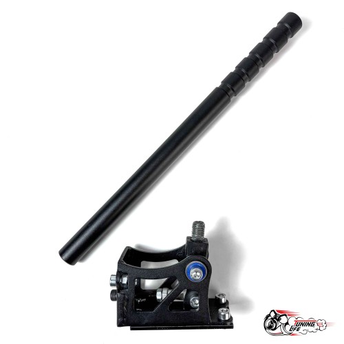 Гидроручник 332, вертикальный, черный алюминий (обратный выжим, съемная рукоять)