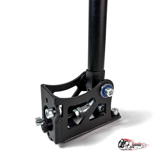 Гидроручник 332, вертикальный, черный алюминий (обратный выжим, съемная рукоять)