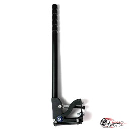 Гидроручник 332, вертикальный, черный алюминий (съемная рукоять)