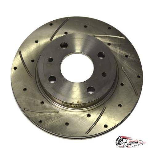 Диски тормозные АТС-SPORT 2112-05 14" перфорация, канавки