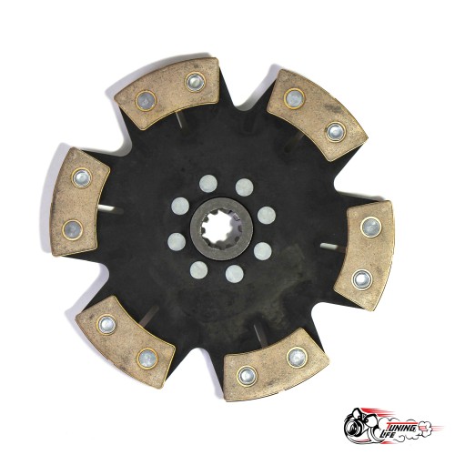 Диск сцепления керамический BMW ступица 6 лепестков БЕЗдемпфер