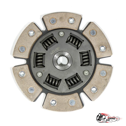 Диск сцепления керамика AJS ВАЗ 2112 ДЕМПФЕР 6 лепестков