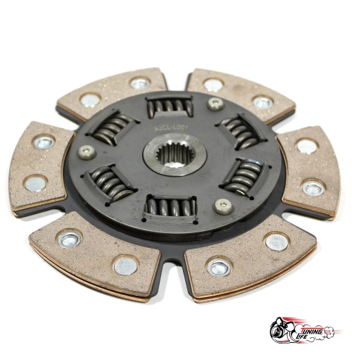 Диск сцепления керамика AJS ВАЗ 2112 ДЕМПФЕР 6 лепестков