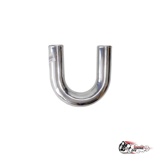 Труба алюминиевая 76мм 180 градусов