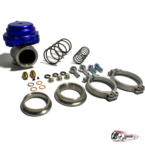 Вестгейт 44мм Tial style V-band синий