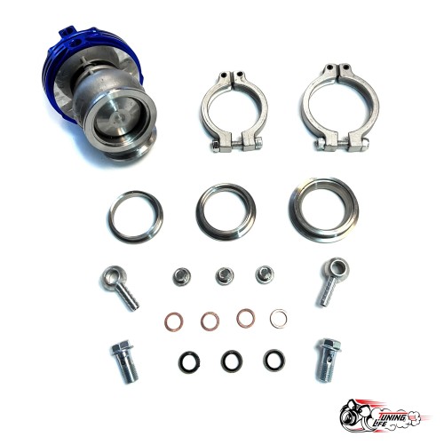 Вестгейт 38мм Tial style V-band синий