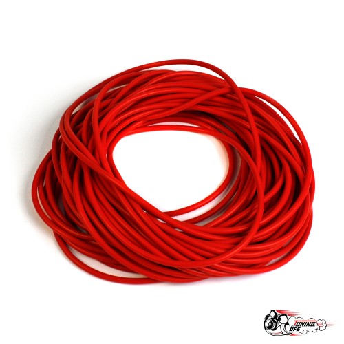 Шланг силиконовый красный 6мм