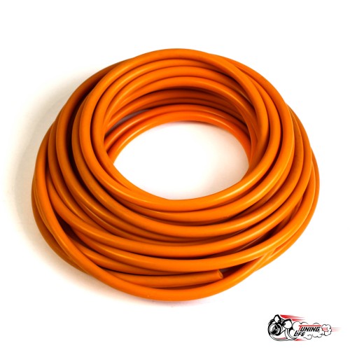 Шланг силиконовый оранжевый 3мм