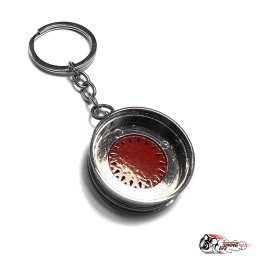 Брелок "диск BBS"  красный